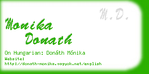 monika donath business card